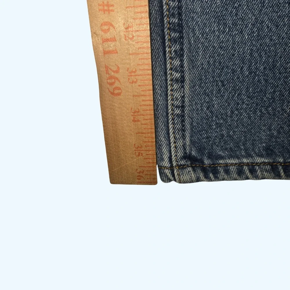 Levis 501 Vintage Made in France Blue Denim Straight Leg Jeans Mens 31x36 90s
